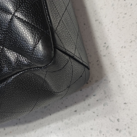 Chanel Caviar Maxi Double Flap Antique Silver HW - Picture 7 of 16